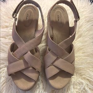 Clarks Women's Nude Sandals